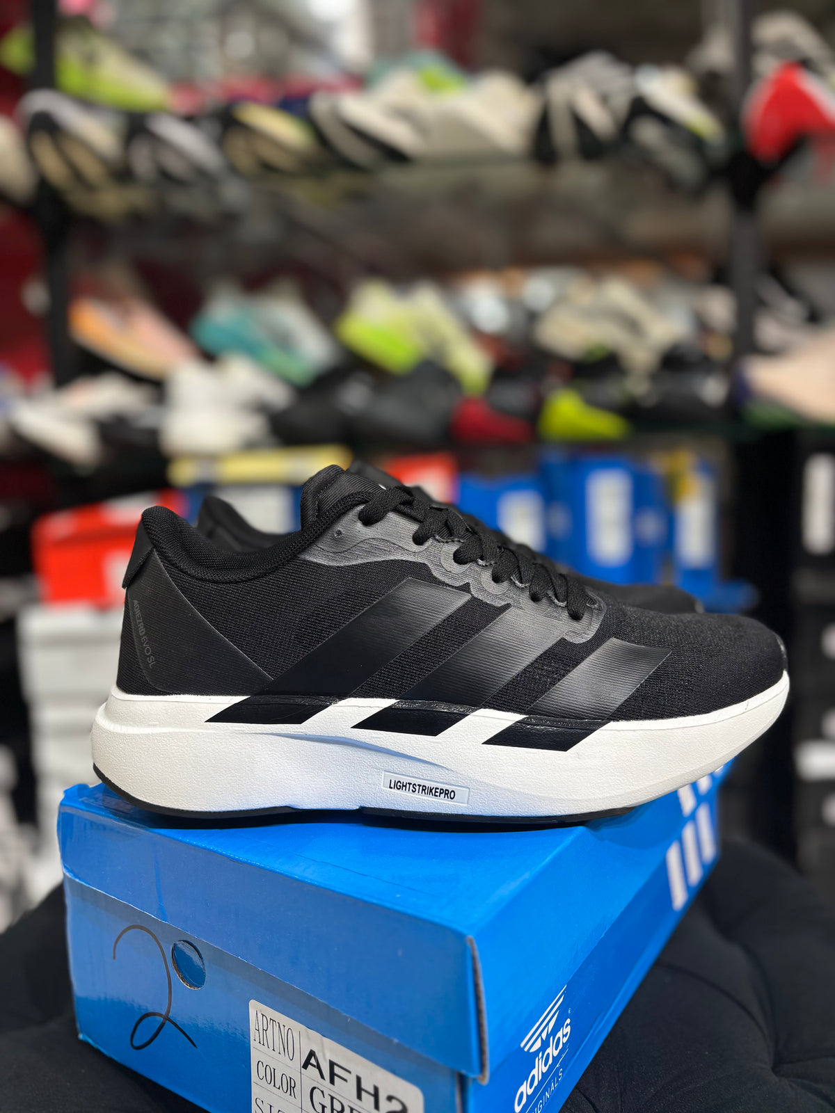 Adizero Evo SL Running Shoes(black strap)