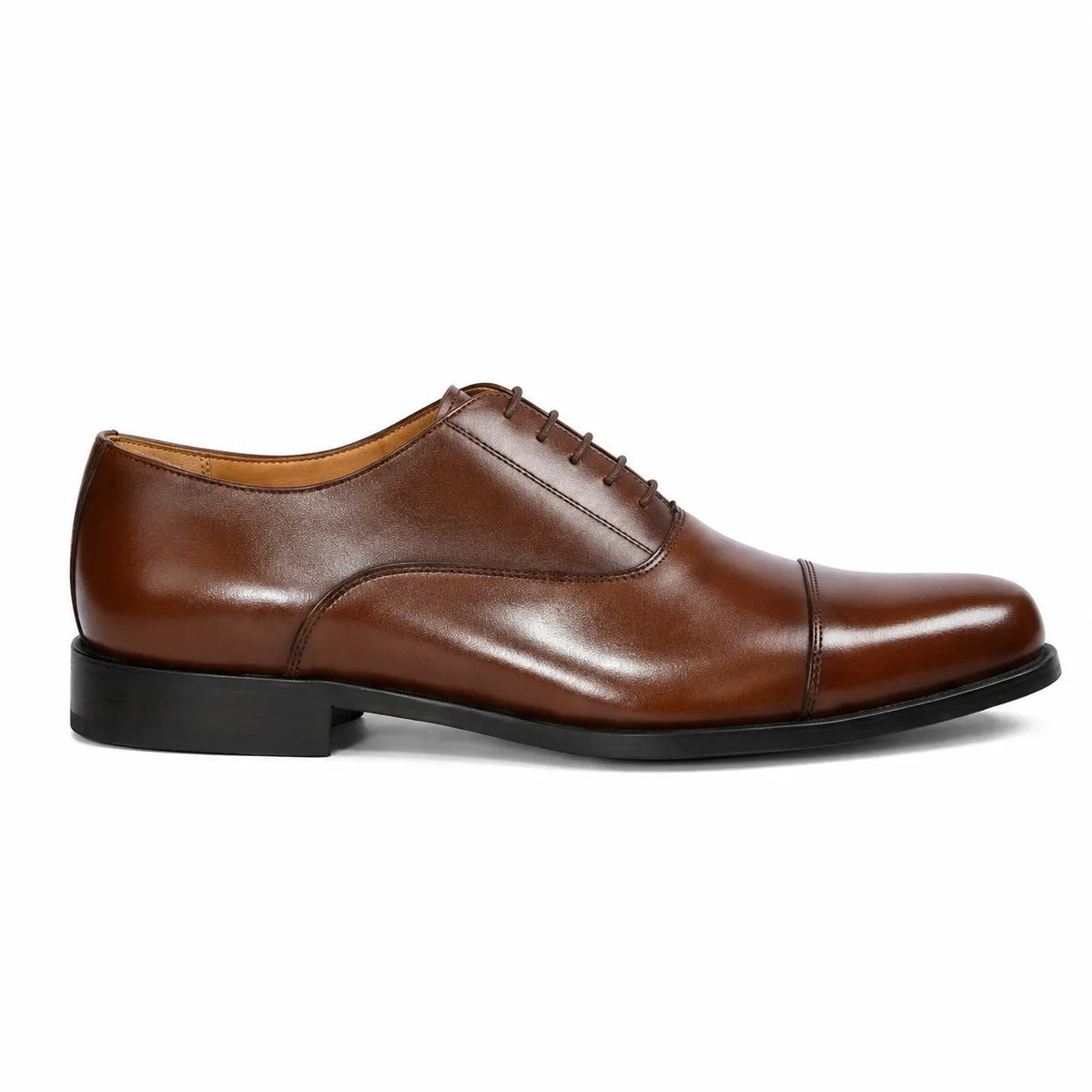 Oxford Brown Leather Shoes for Men