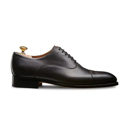 Oxford Black Leather Shoes for men | Formal Lace-Up Dress Shoes