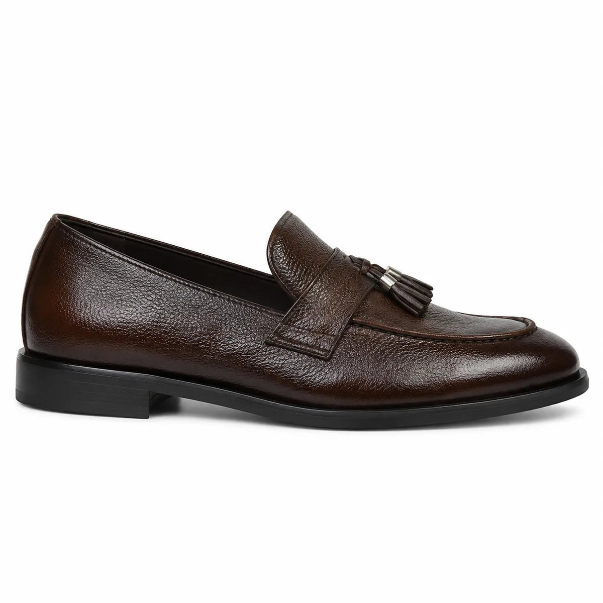 Classic Brown Leather Tassel Loafers | Formal & Smart Casual Slip-On Shoes
